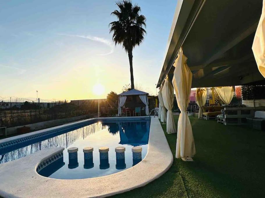 Casa Rural A 4Km De Murcia Con Piscina Y Spa Caliente Zewnętrze zdjęcie